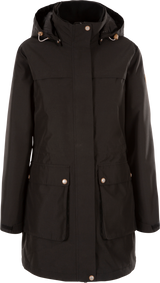 Tresspass LYRICS - FEMALE RAINWEAR JACKET - BLACK