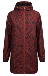 Tresspass PARCHED - FEMALE RAINWEAR JACKET - BURNT SIENNA PRINT
