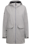 Tresspass CRYSTALS - FEMALE RAINWEAR JACKET - PLATINUM MARL