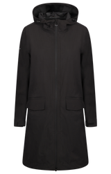 Tresspass SPONSOR - FEMALE RAINWEAR JACKET - BLACK