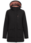 Tresspass HOSHO - FEMALE RAINWEAR JACKET - BLACK