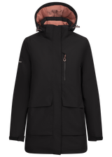 Tresspass HOSHO - FEMALE RAINWEAR JACKET - BLACK