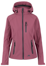 Tresspass BELA II - FEMALE SOFTSHELL JKT - ROSE TONE
