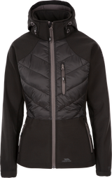 Tresspass ELVIRA - FEMALE SOFTSHELL - BLACK