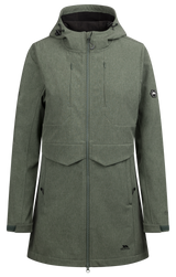 Tresspass AYLMER - FEMALE SOFTSHELL JACKET - GREEN WILLOW MARL