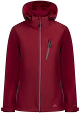 Tresspass PERSEPHONE - FEMALE SOFTSHELL JACKET - CLARET