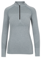 Tresspass PELINA ZIP - FEMALE ACTIVE TOP - TEAL MIST