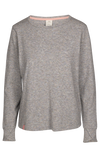 Tresspass RINA - FEMALE CASUAL TOP - GREY MARL