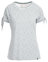 Tresspass PENELOPE - FEMALE TOP - TEAL MIST STRIPE BEE PRINT