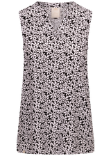 Tresspass KAYLYN - FEMALE CASUAL TOP - BLACK PRINT