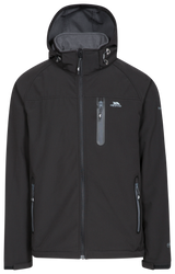 Tresspass ACCELERATOR II - MALE SOFTSHELL JKT - BLACK