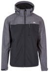Tresspass ABBOTT - MALE SOFTSHELL - DARK GREY MARL