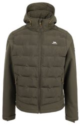 Tresspass ALWERO - MALE HYBRID SOFTSHELL JKT TP75 - DARK VINE