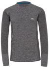 Tresspass TIMO - MALE ACTIVE TOP - BLACK MARL