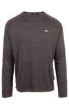 Tresspass ADAMO - MALE ACTIVE TOP - BLACK MARL