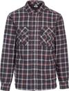 Tresspass RAPESEED - MENS CHECK SHIRT - DARK GREY CHECK