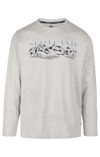Tresspass PARAL - MALE CASUAL PRINTED TSHIRT - GREY MARL