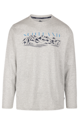 Tresspass PARAL - MALE CASUAL PRINTED TSHIRT - GREY MARL