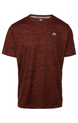 Tresspass KEARSLEY - MENS ACTIVE TOP - BURNT ORANGE MARL