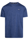 Tresspass KEARSLEY - MENS ACTIVE TOP - DARK INDIGO MARL