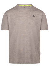Tresspass KEARSLEY - MENS ACTIVE TOP - PLATINUM MARL