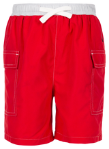 Tresspass DEPTHS - KIDS SHORTS - RED