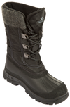 Tresspass STRACHAN - YOUTHS SNOW BOOT - BLACK