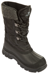 Tresspass STRACHAN - YOUTHS SNOW BOOT - BLACK