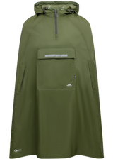 Tresspass QIKPAC PONCHO - UNISEX PACKAWAY PONCHO - MOSS