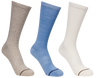 Tresspass HEATHAN - MULTI SOCKS (3 PAIR PACK) - OATMILK / CREAM / STORM BLUE