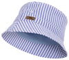 Tresspass BERWICK - KIDS UNISEX BUCKET HAT - BLUETONE STRIPE