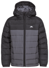 Tresspass OSKAR B - KIDS PADDED JKT - BLACK