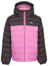 Tresspass OSKAR B - KIDS PADDED JKT - DEEP PINK