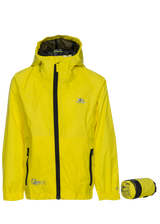 Tresspass QIKPAC JACKET - UNISEX KIDS PACKAWAY JKT - YELLOW