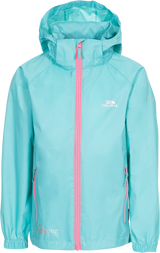 Tresspass QIKPAC X - UNISEX KIDS PACKAWAY JKT - AQUAMARINE