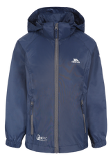 Tresspass QIKPAC X - UNISEX KIDS PACKAWAY JKT - NAVY/CARBON