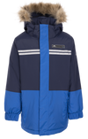 Tresspass LAYTONE - UNISEX KIDS RAINWEAR JACKET - NAVY BLUE