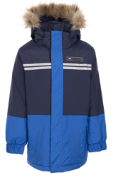Tresspass LAYTONE - UNISEX KIDS RAINWEAR JACKET - NAVY BLUE