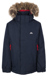 Tresspass WYALD - UNISEX KIDS RAINWEAR JACKET - NAVY