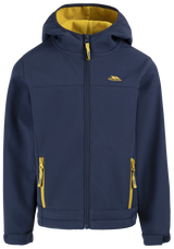 Tresspass FASTER - UNISEX SOFTSHELL JACKET - NAVY/SULPHUR