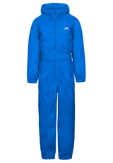 Tresspass BUTTON - CHILDS UNISEX RAIN SUIT - BLUE