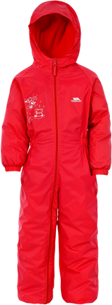 Tresspass DRIPDROP - CHILDS RAIN SUIT - SIGNAL RED