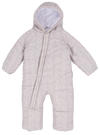 Tresspass ADORABLE - BABIES SNOWSUIT - PALE GREY