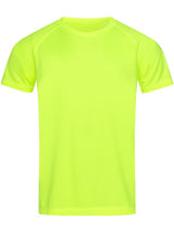 Stedman Mesh Raglan Polyester 140 Regular Fit Tee Adult ST8410