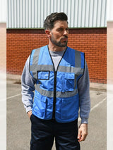 Korntex High Vis Executive Multifunction Safety Vest KXEXEC