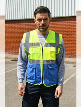 Korntex High Vis Executive Multifunction Safety Vest KXEXEC