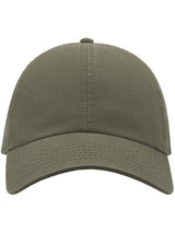 Atlantis Action 6 Panel Chino Baseball Cap ACACTI - Olive
