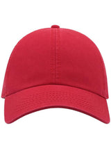 Atlantis Action 6 Panel Chino Baseball Cap ACACTI - Red