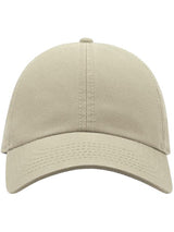 Atlantis Action 6 Panel Chino Baseball Cap ACACTI - Stone