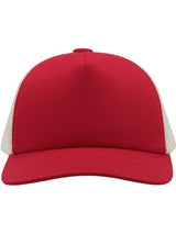 Atlantis Record Mid Visor 5 Panel Trucker Cap ACRECO - Red